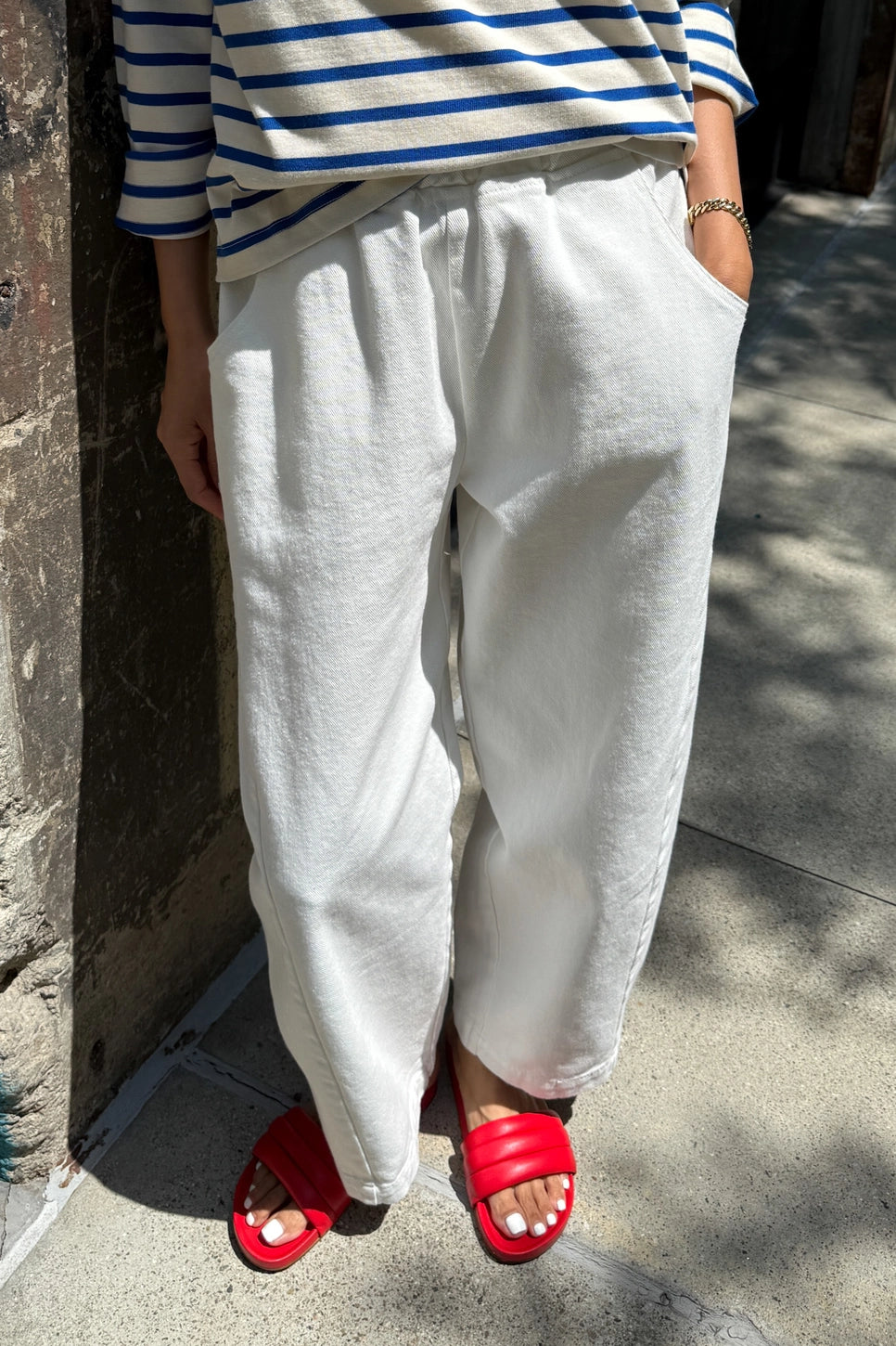 Le Bon Shoppe Arc Pants in Milk