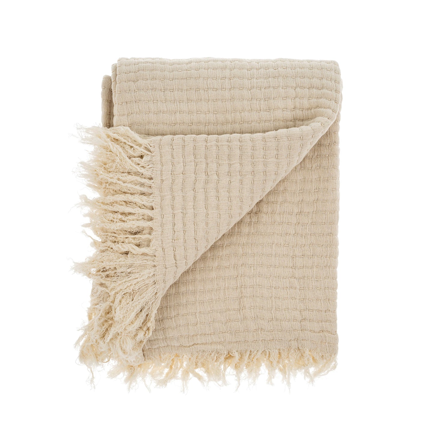 Kantha Stitch Throw