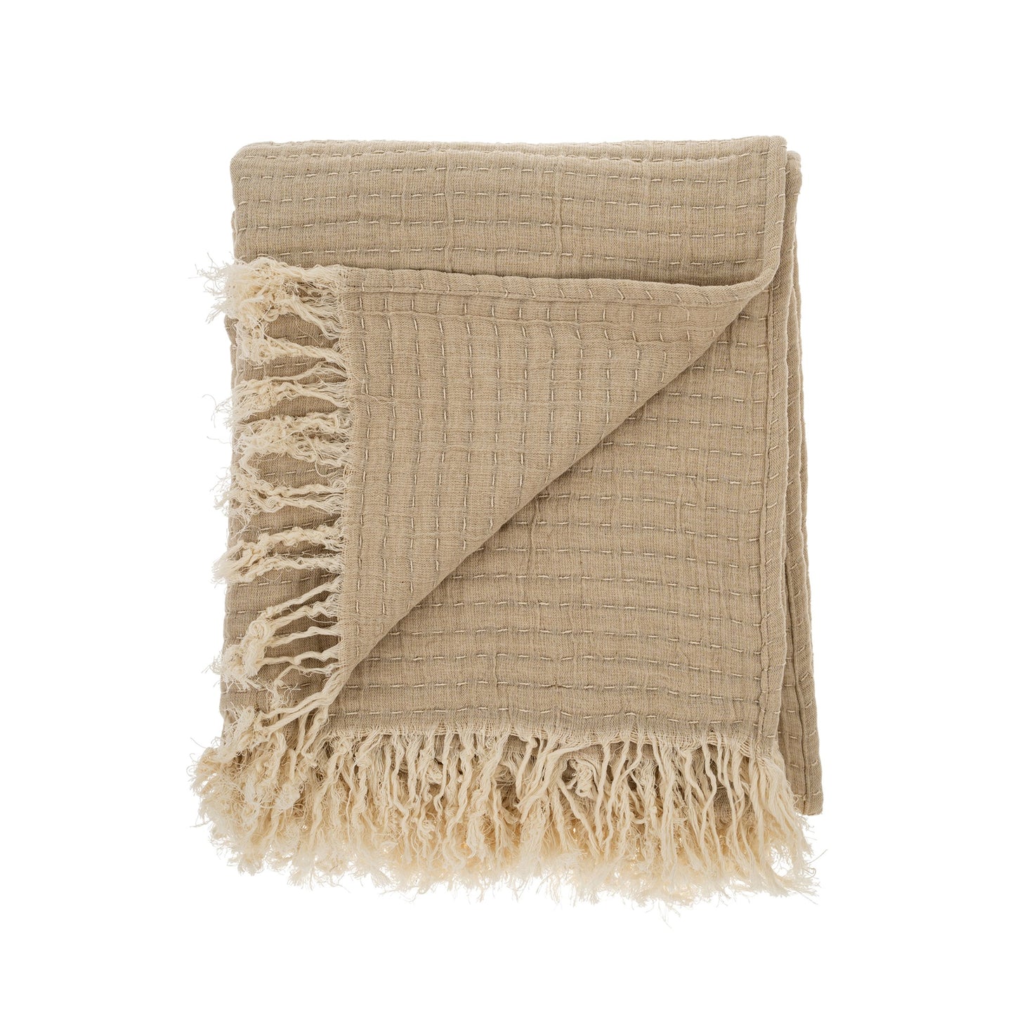 Kantha Stitch Throw