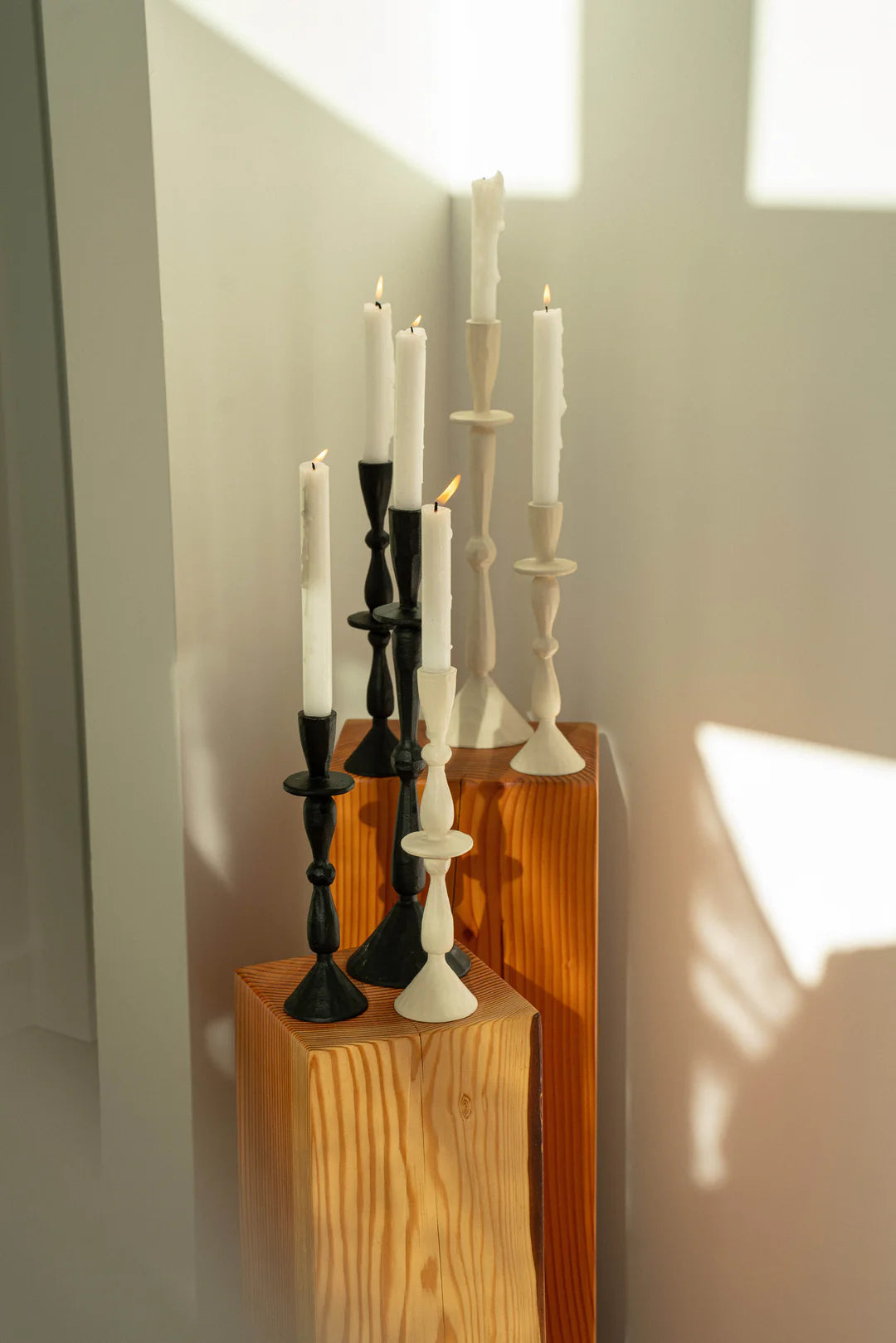 Black Candle Holder