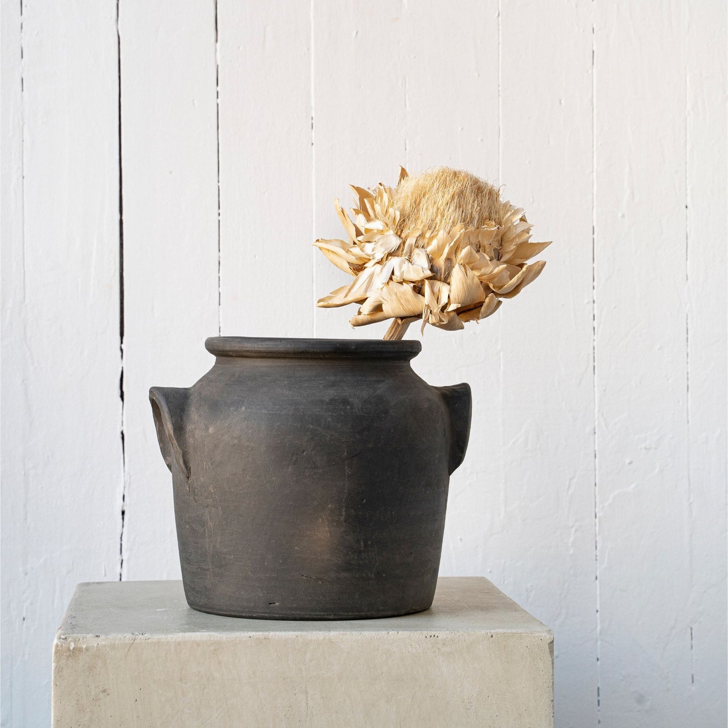 Burnt Terracotta Urn