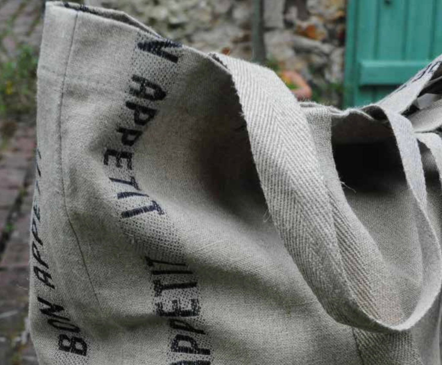 French Made Linen Market Tote