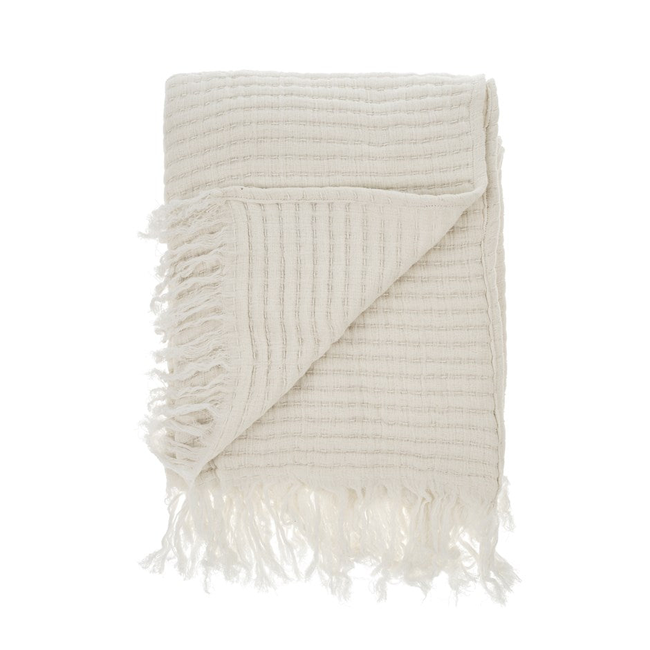 Kantha Stitch Throw
