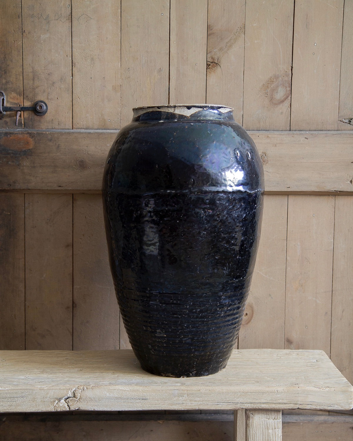 XL Vintage Glazed Pottery