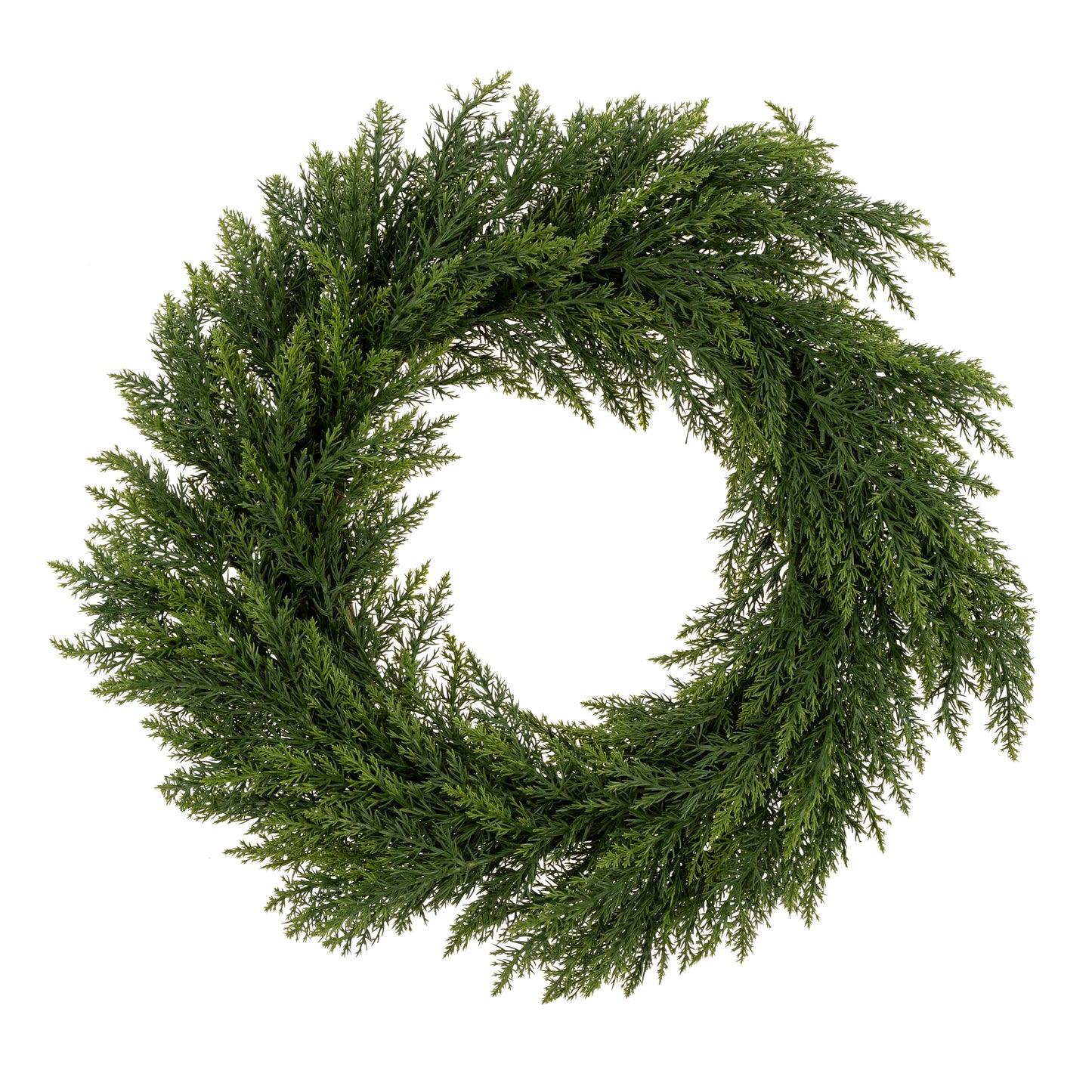 Faux Woodland Pine Wreath
