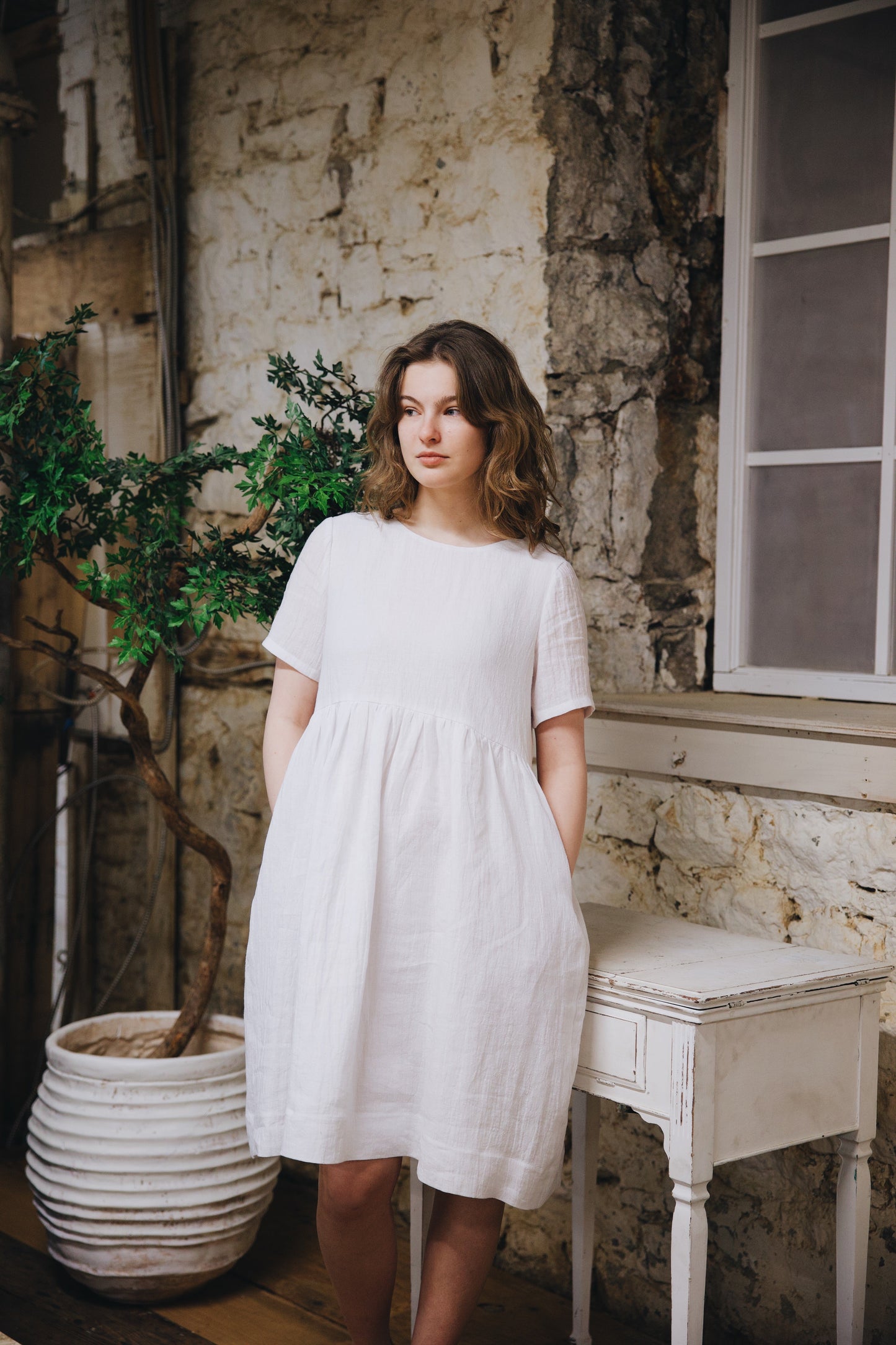 Provence Linen Dress