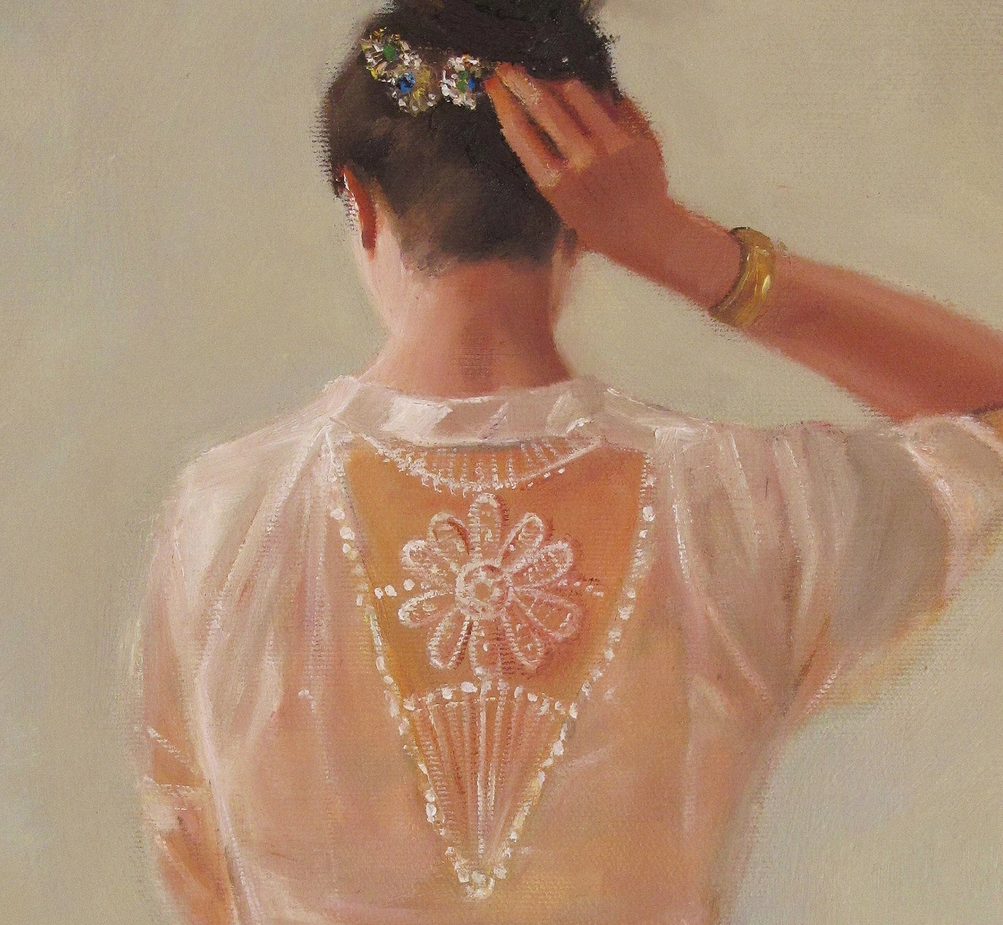 'The New Victorian' by Janet Hill Framed
