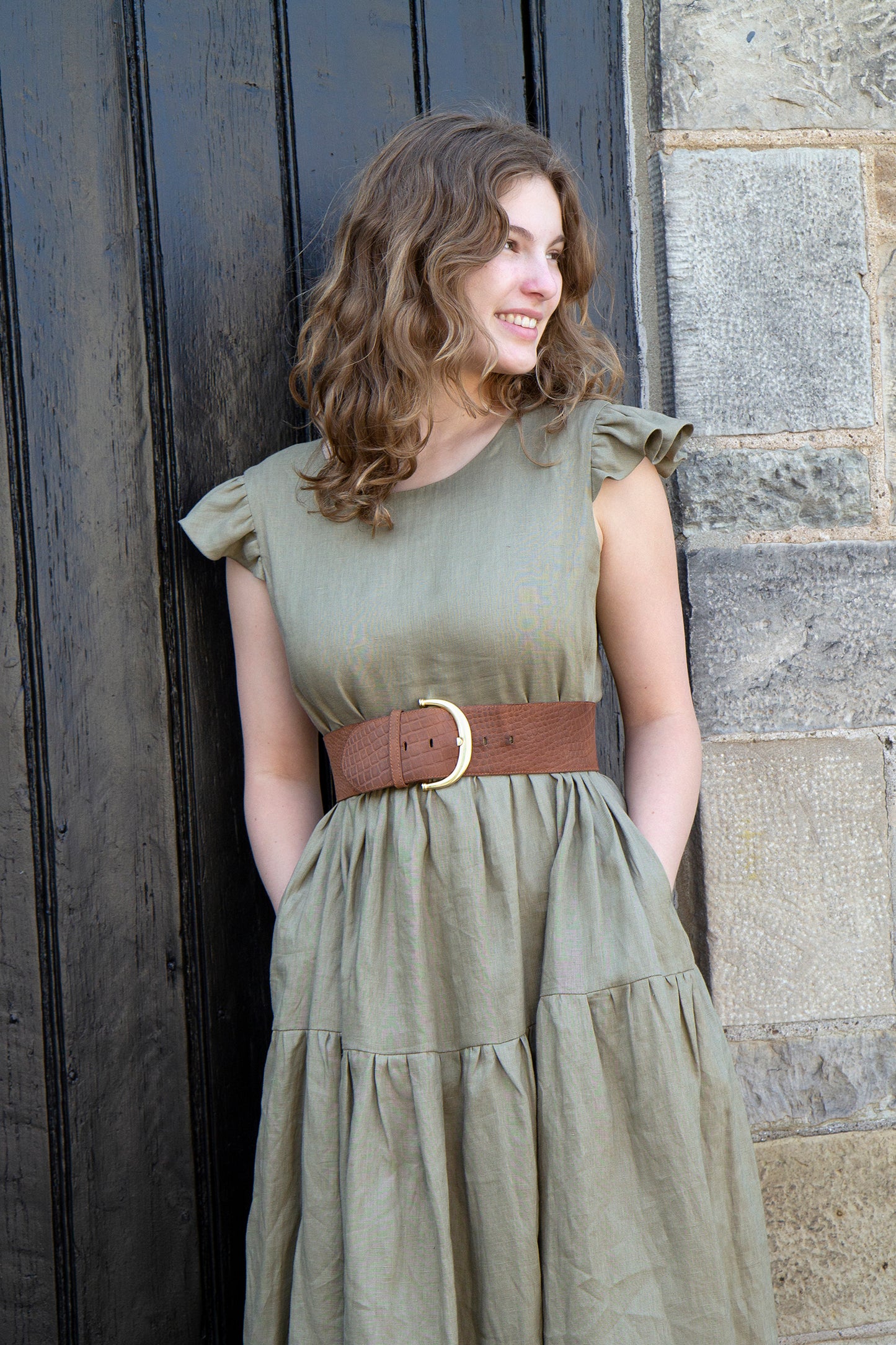 Anglesea Linen Maxi Dress