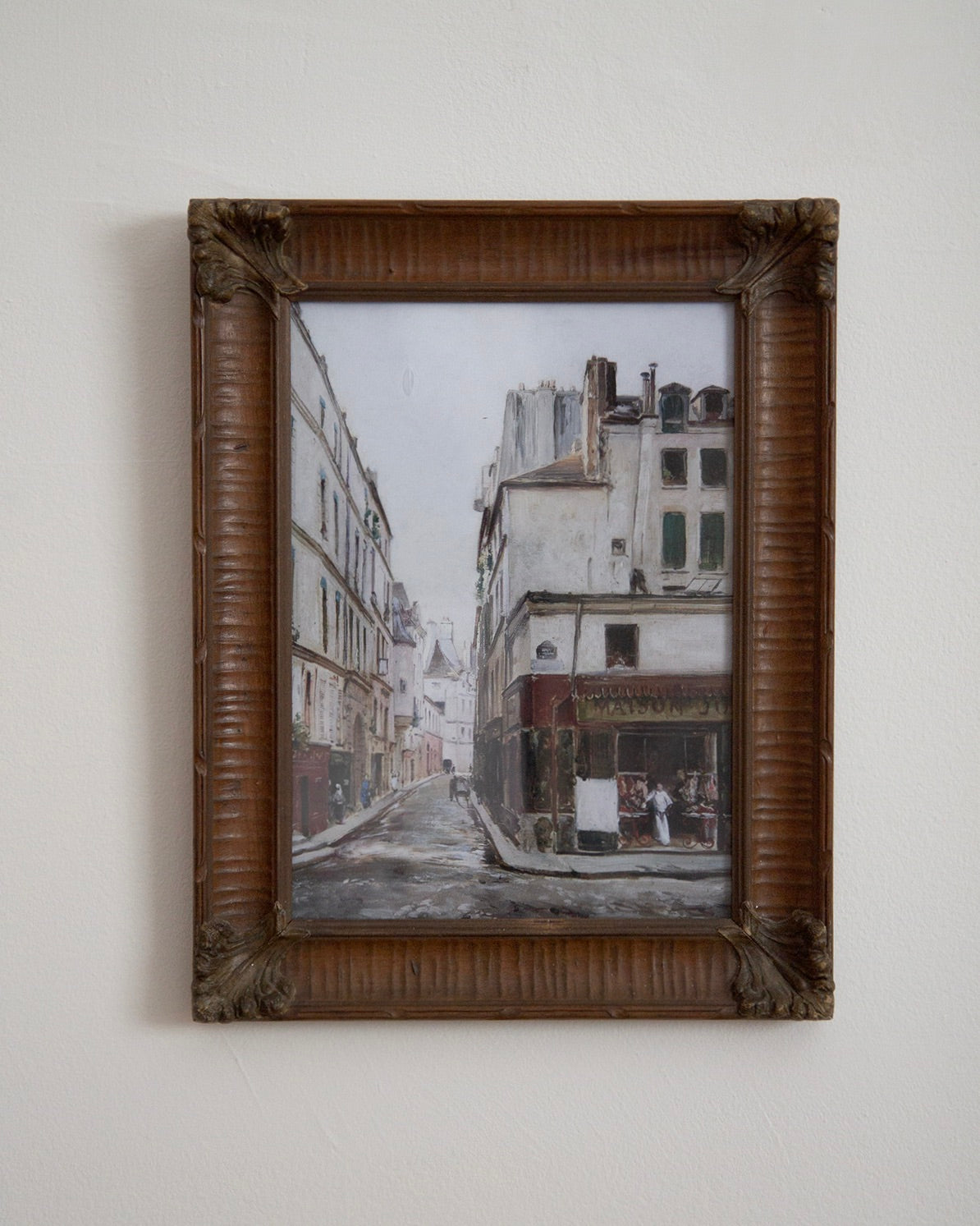 Paris Art Print, Vintage Frame