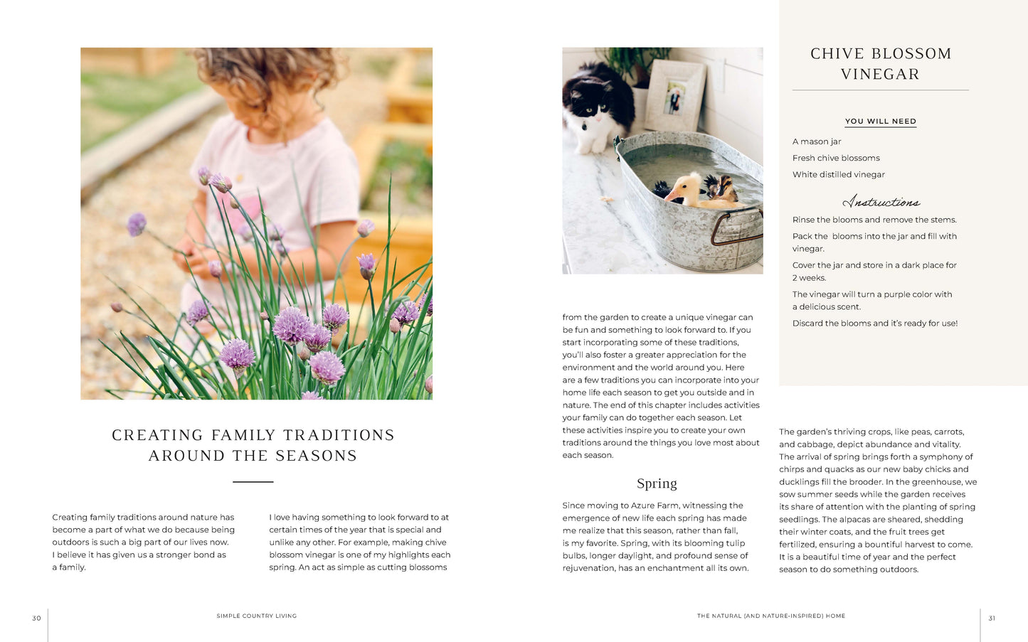 SIMPLE COUNTRY LIVING Book