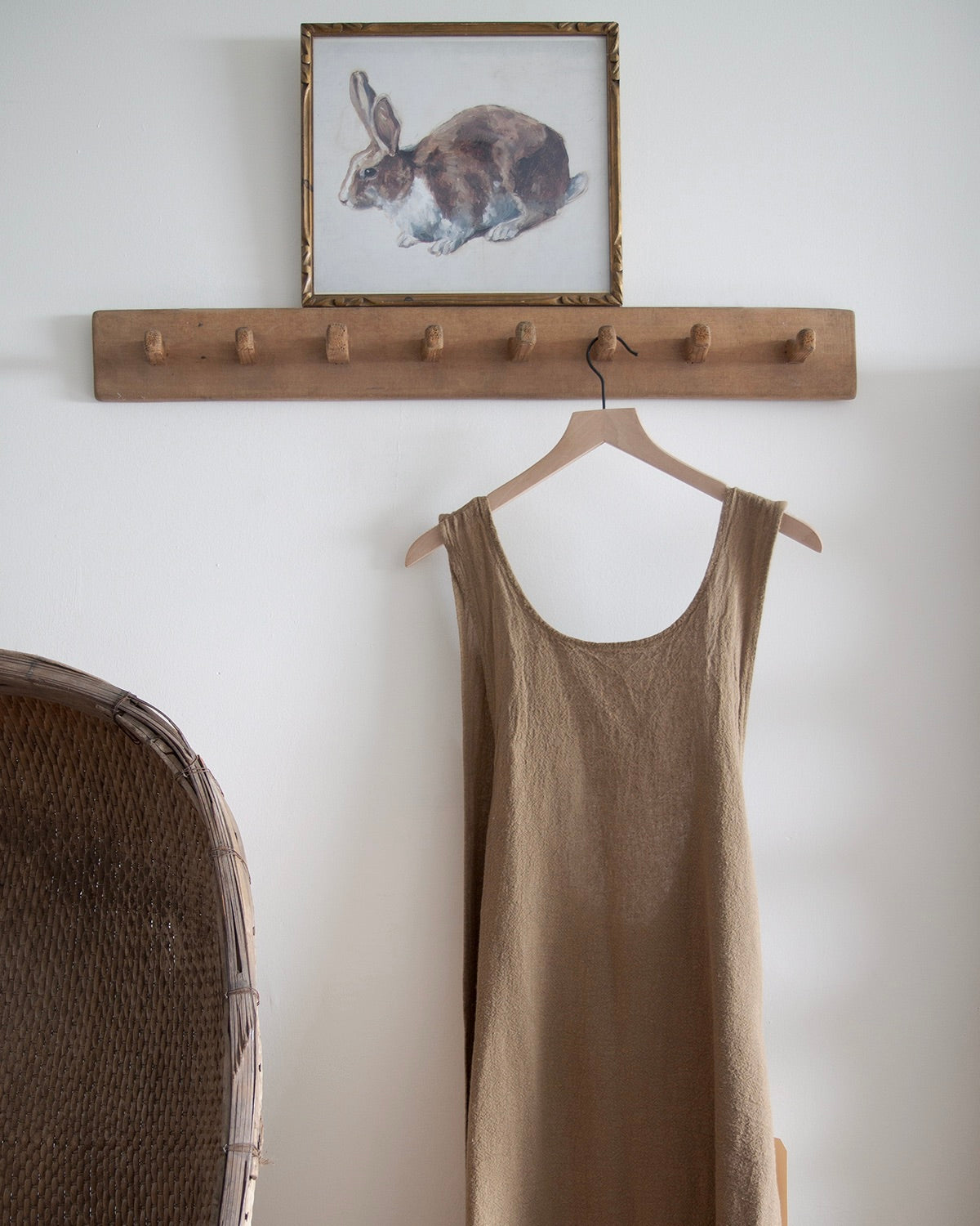 Made in France Linen Cross Back Apron
