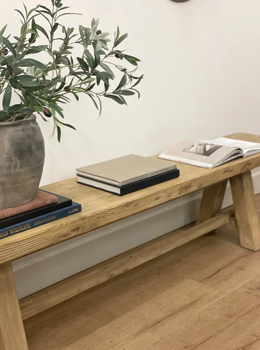 6.5' Natural Reclaimed Wood Bench