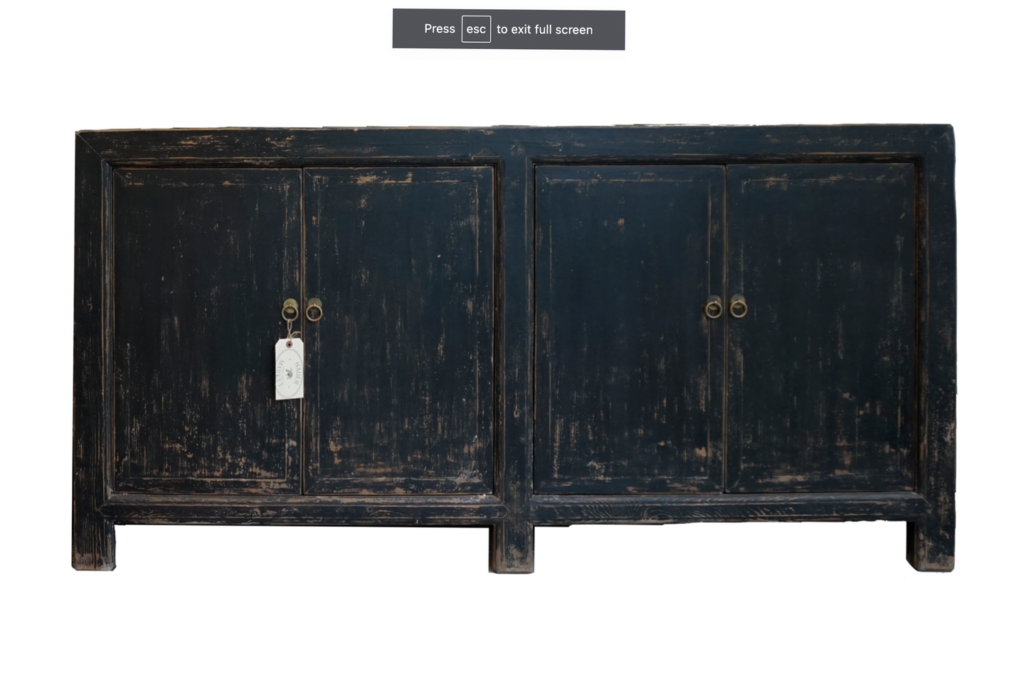 Weathered Black Sideboard