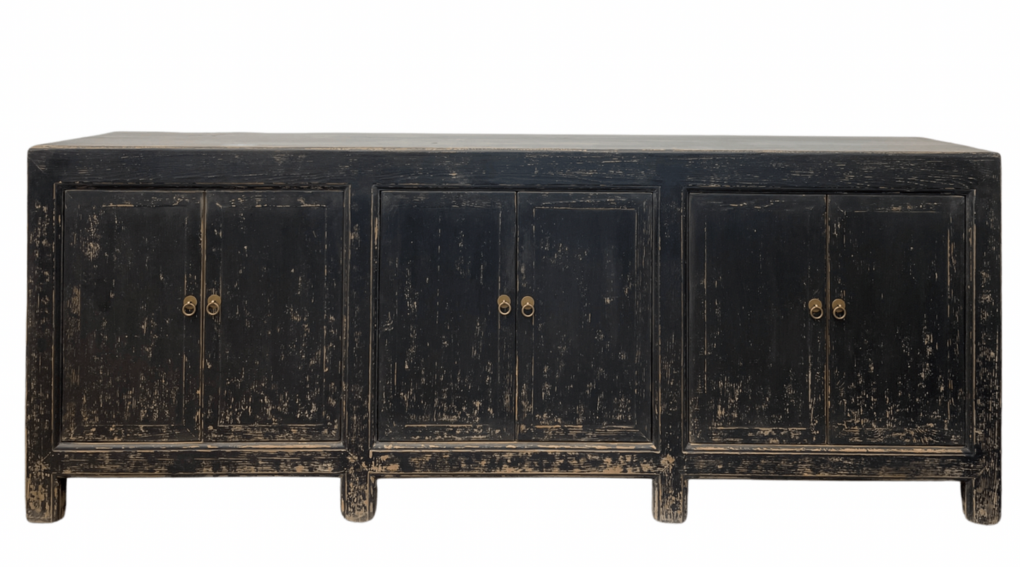 Weathered Black Sideboard