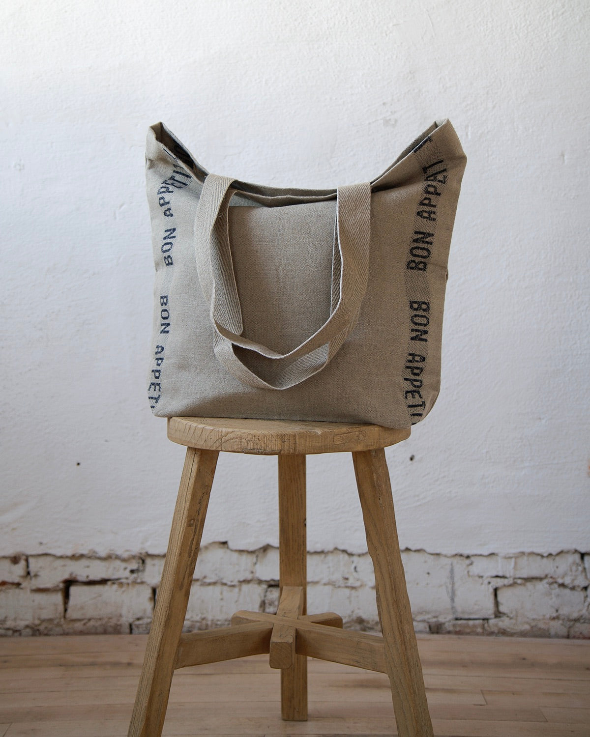 French Made Linen Market Tote