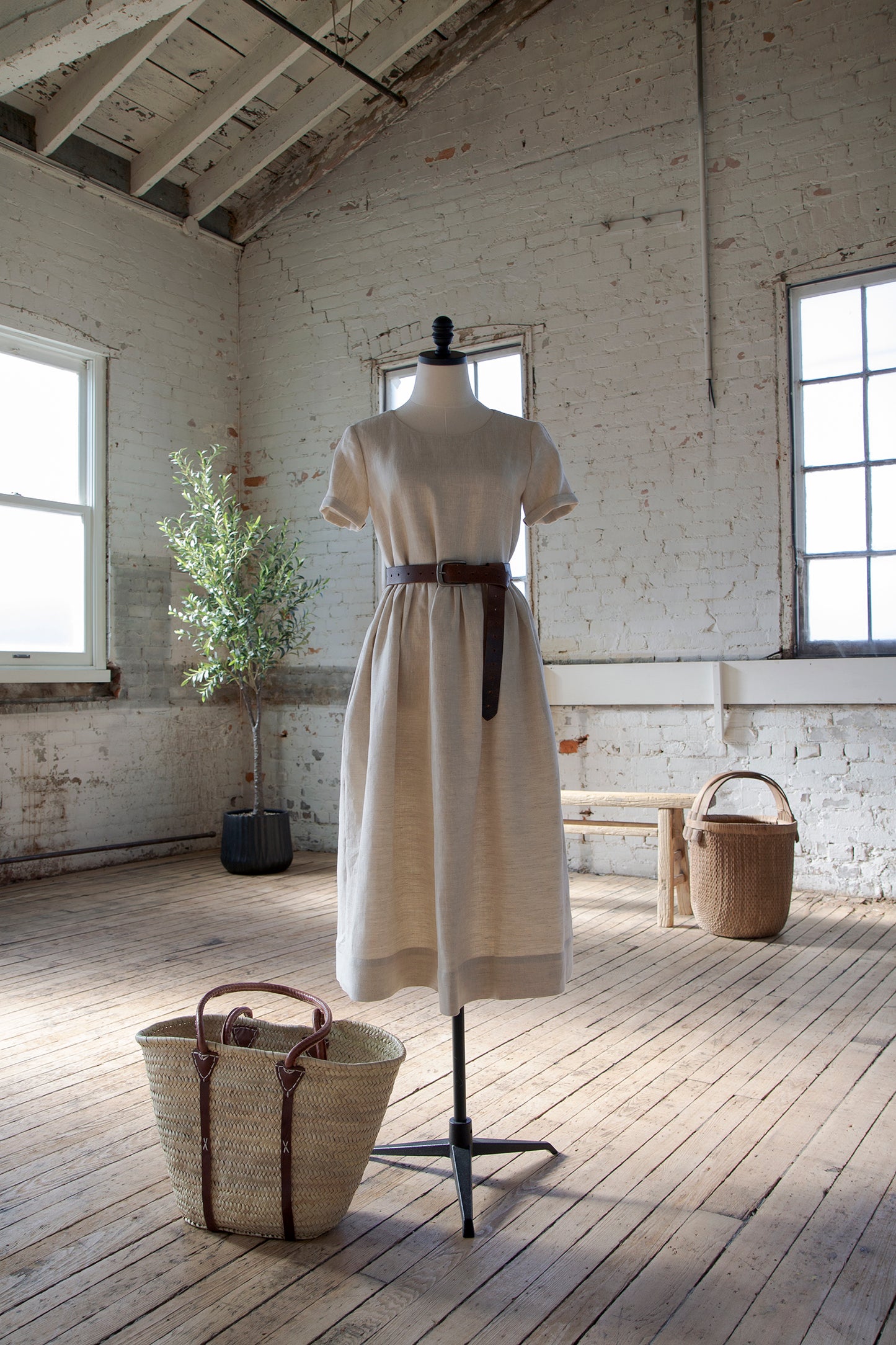 Natural Linen Dress