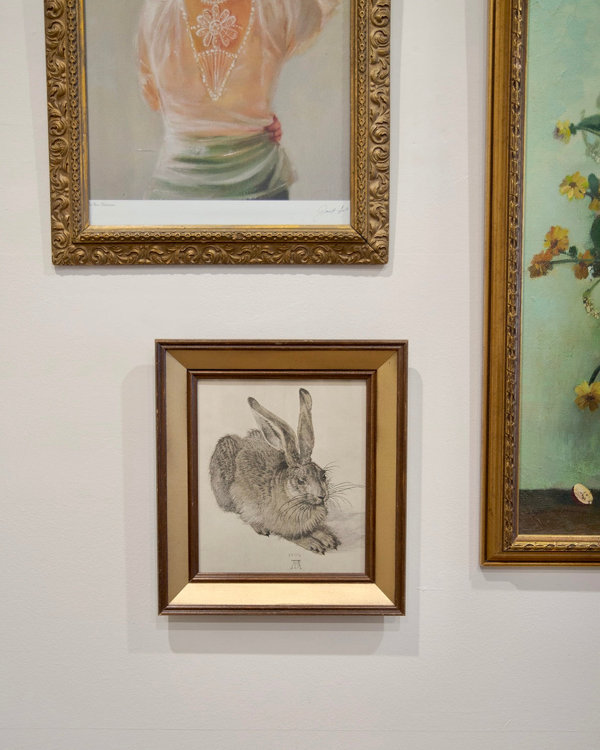 Framed Vintage Hare Print