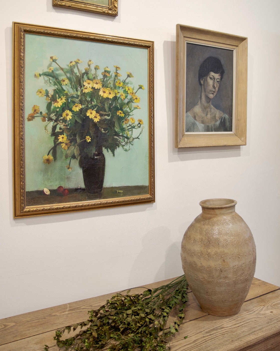 Floral Still Life, Vintage Oil Painting