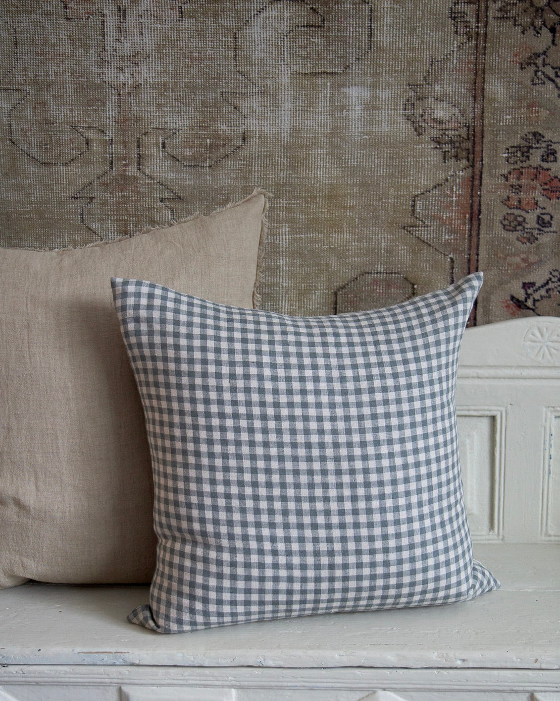 Linen Gingham Pillow