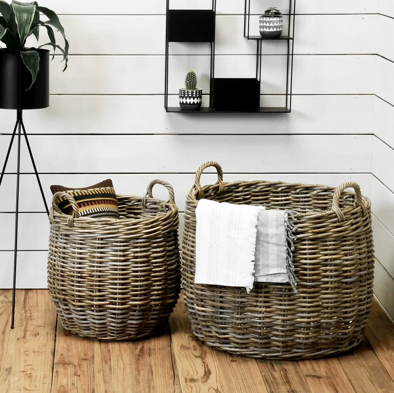 Natural Rattan Basket