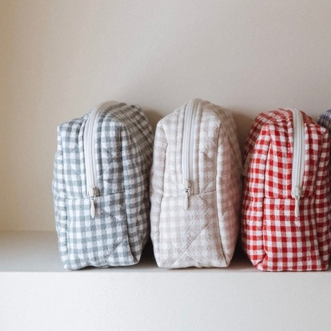 Organic Cotton Quilted Pouch by Dans Le Sac