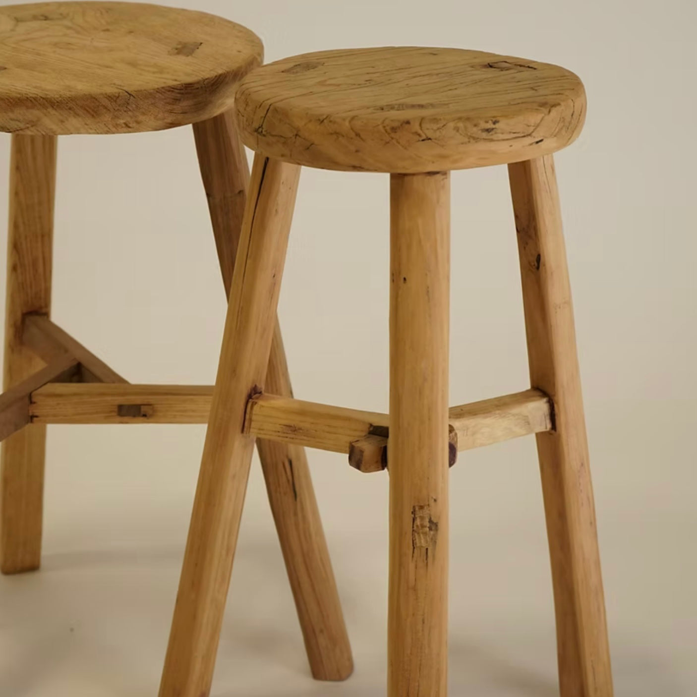 Vintage Wood Side Table