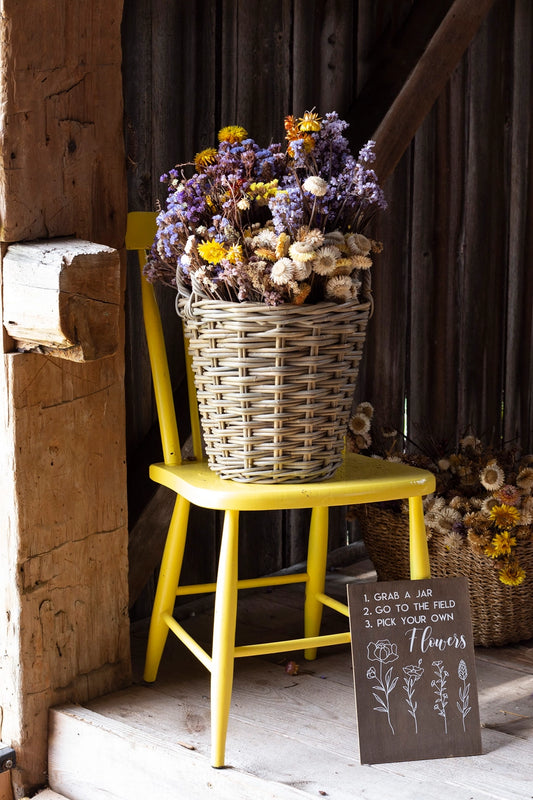 Rattan Bushel Basket