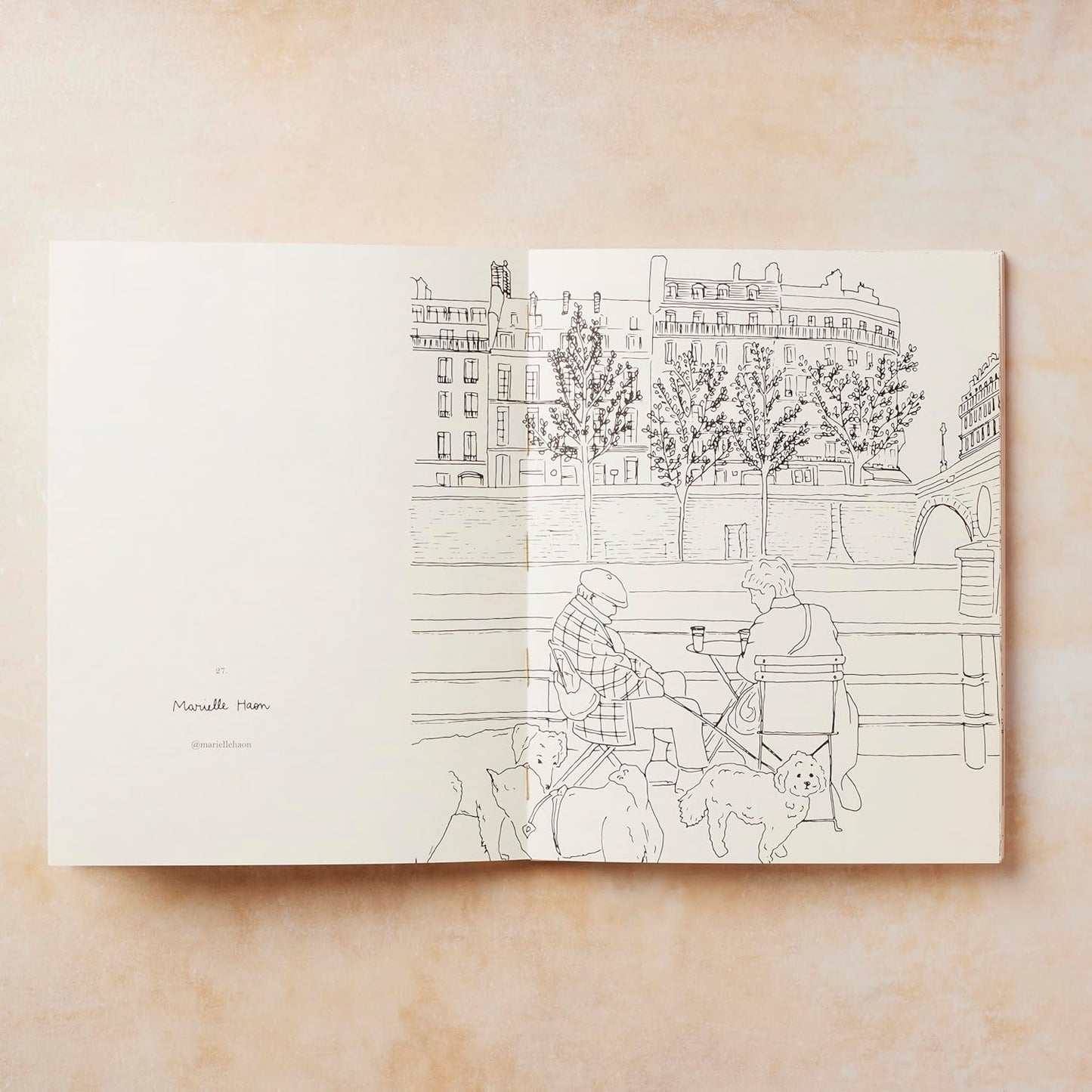 PARIS Colouring Book