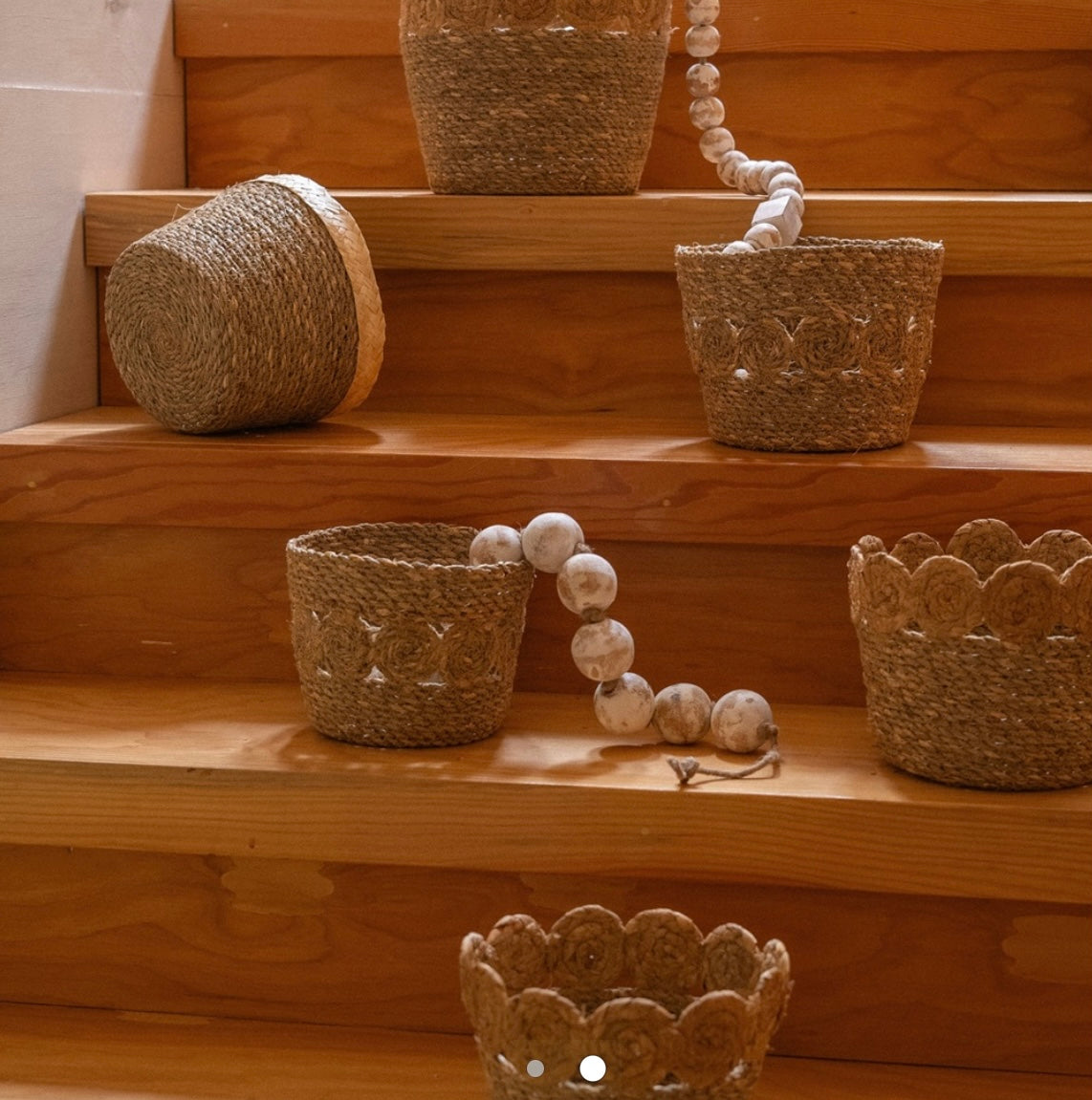 Set of 3 Seagrass Baskets