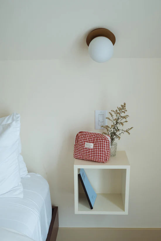 Organic Cotton Quilted Pouch by Dans Le Sac