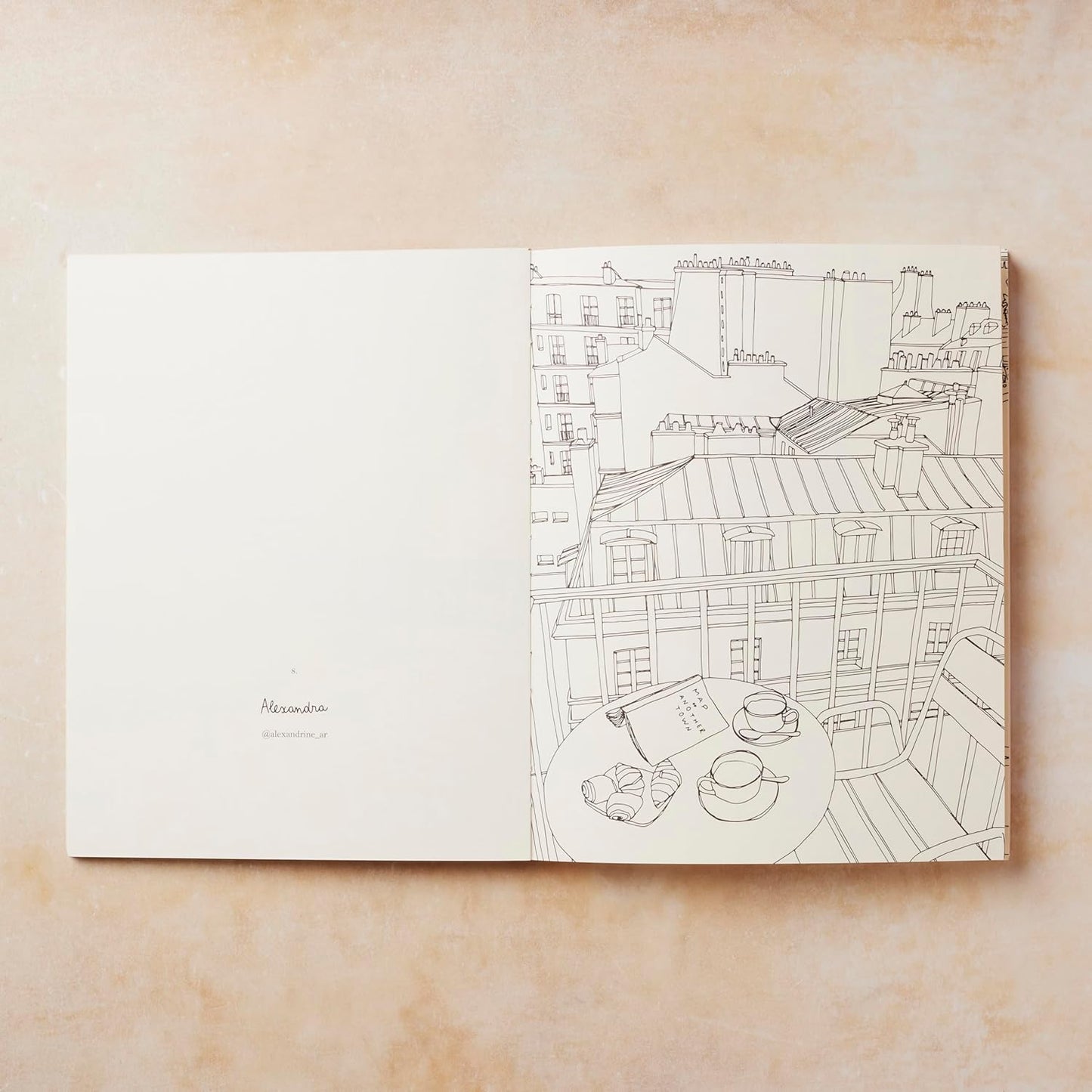 PARIS Colouring Book