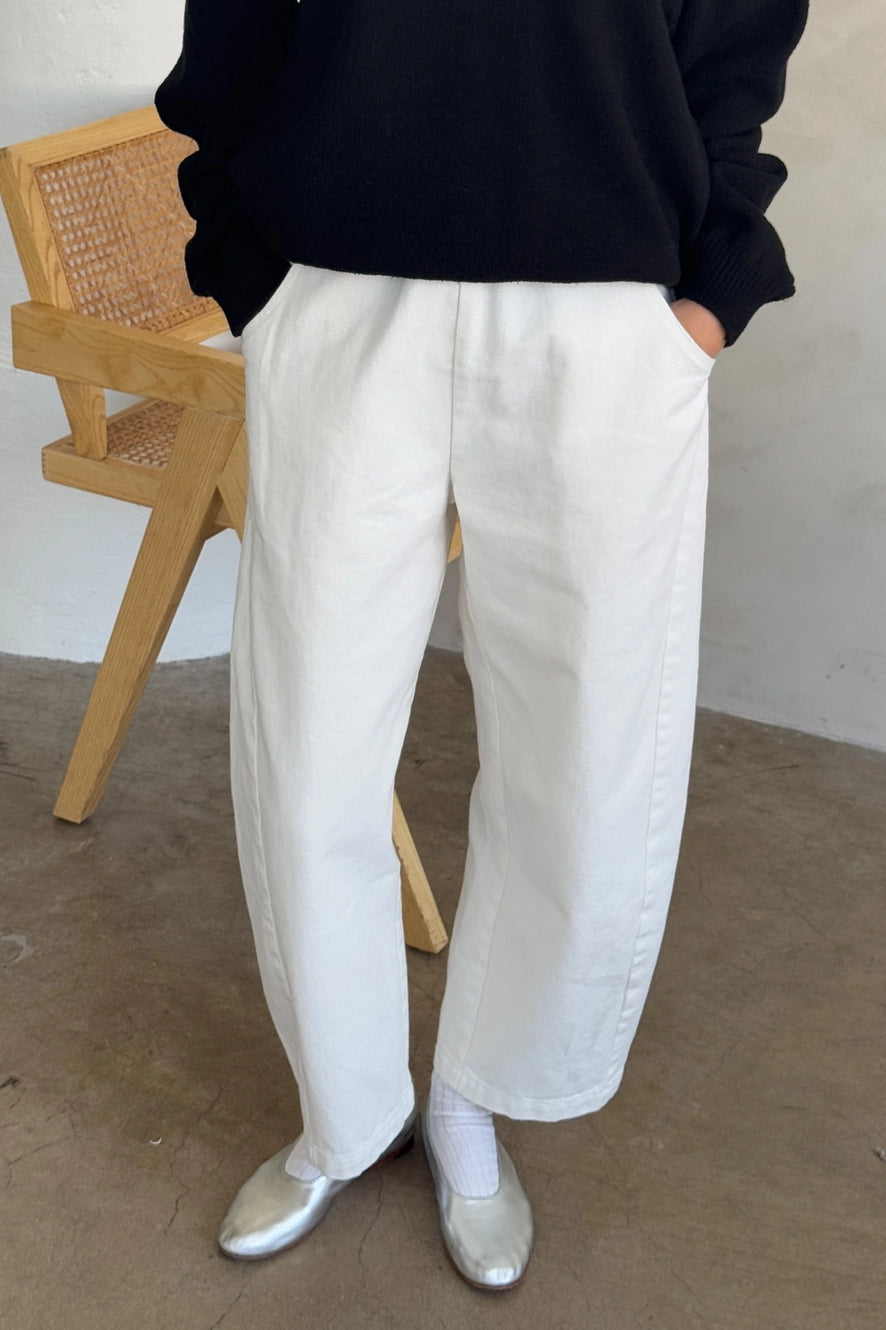 Le Bon Shoppe Arc Pants in Milk