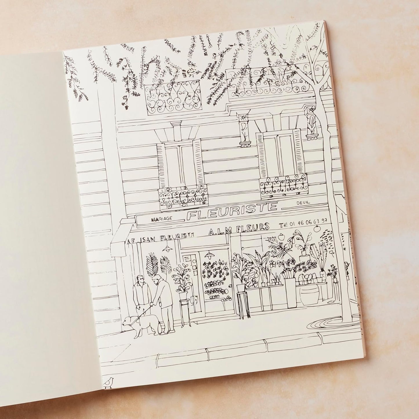 PARIS Colouring Book