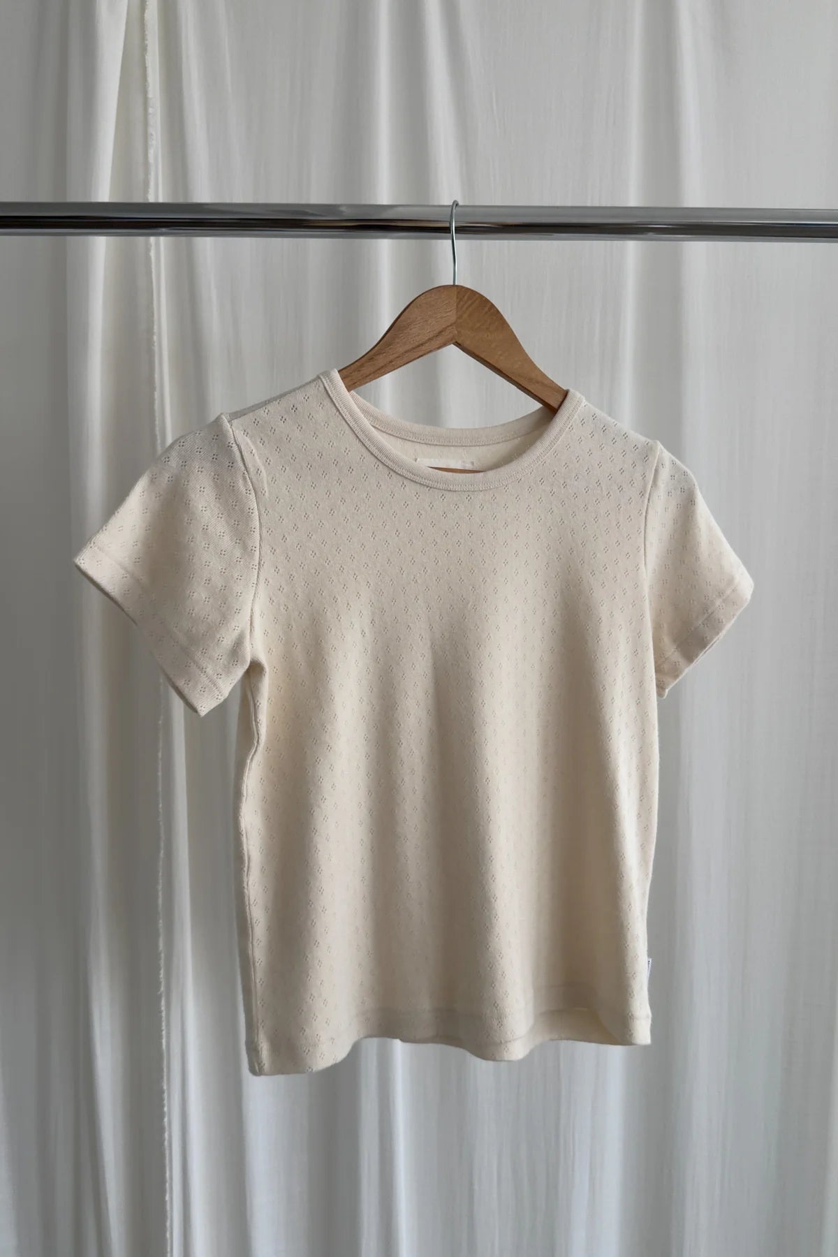 Pointelle Tee by Le Bon Shoppe