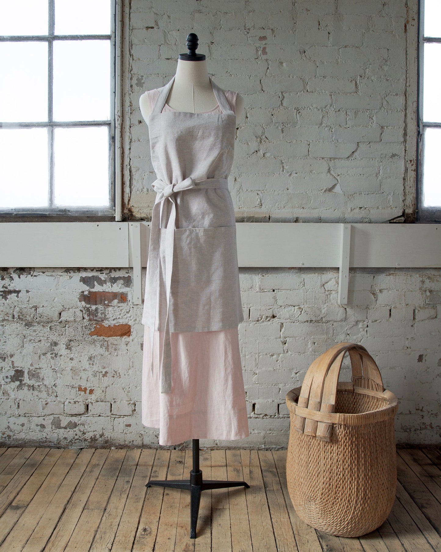 Blush Linen Dress