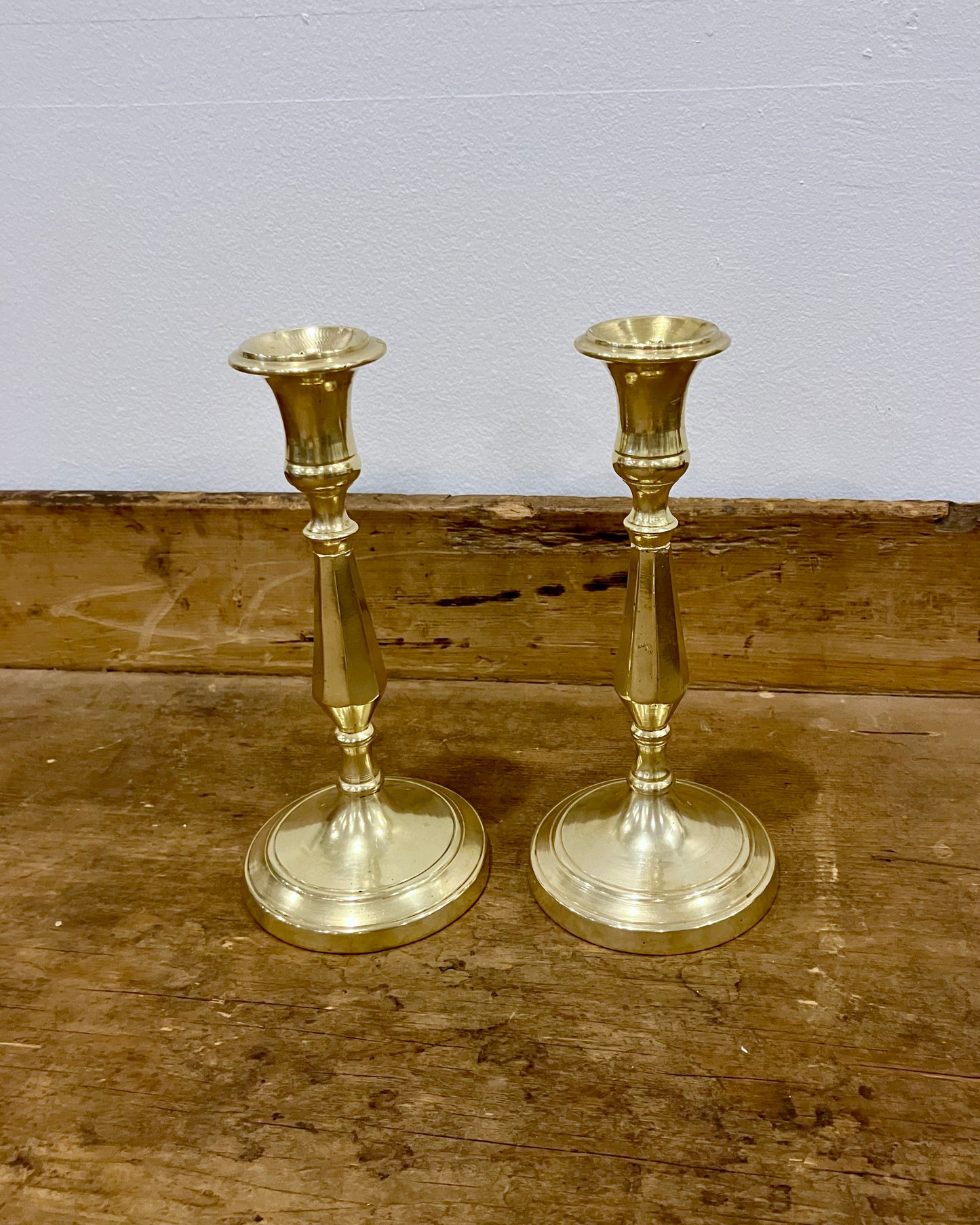 Vintage Brass Candlesticks