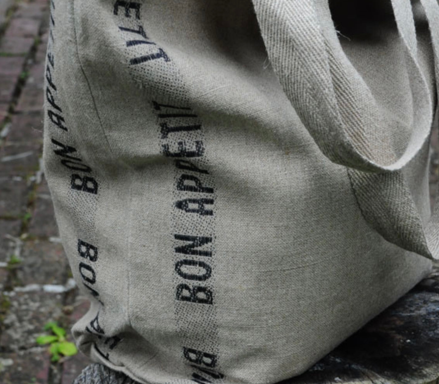 French Made Linen Market Tote