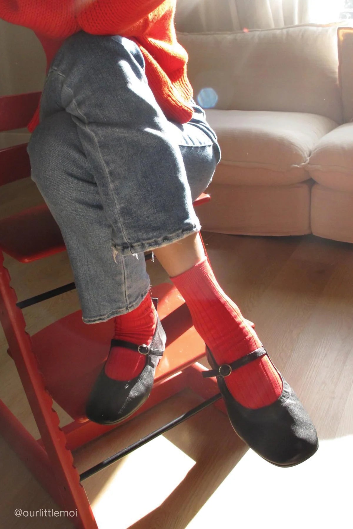 Le Bon Shoppe Socks Rouge
