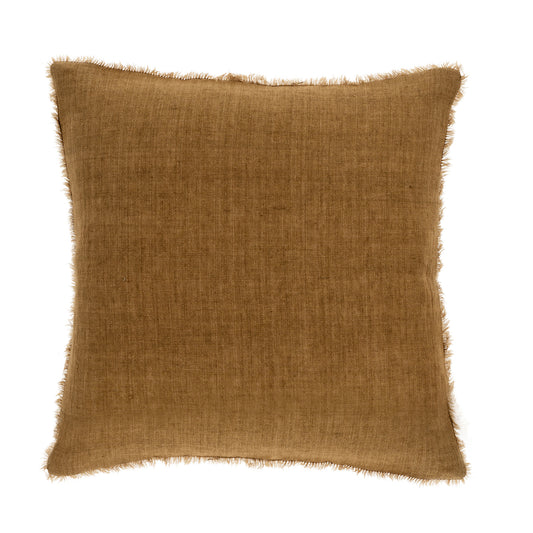 20" Natural Belgian Linen Pillow
