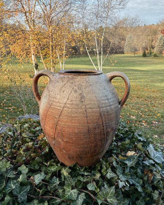 Vintage Two Handle Pot from France