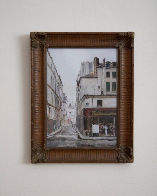 Paris Art Print, Vintage Frame