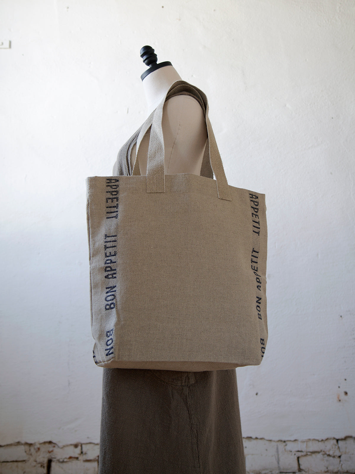 French Made Linen Market Tote