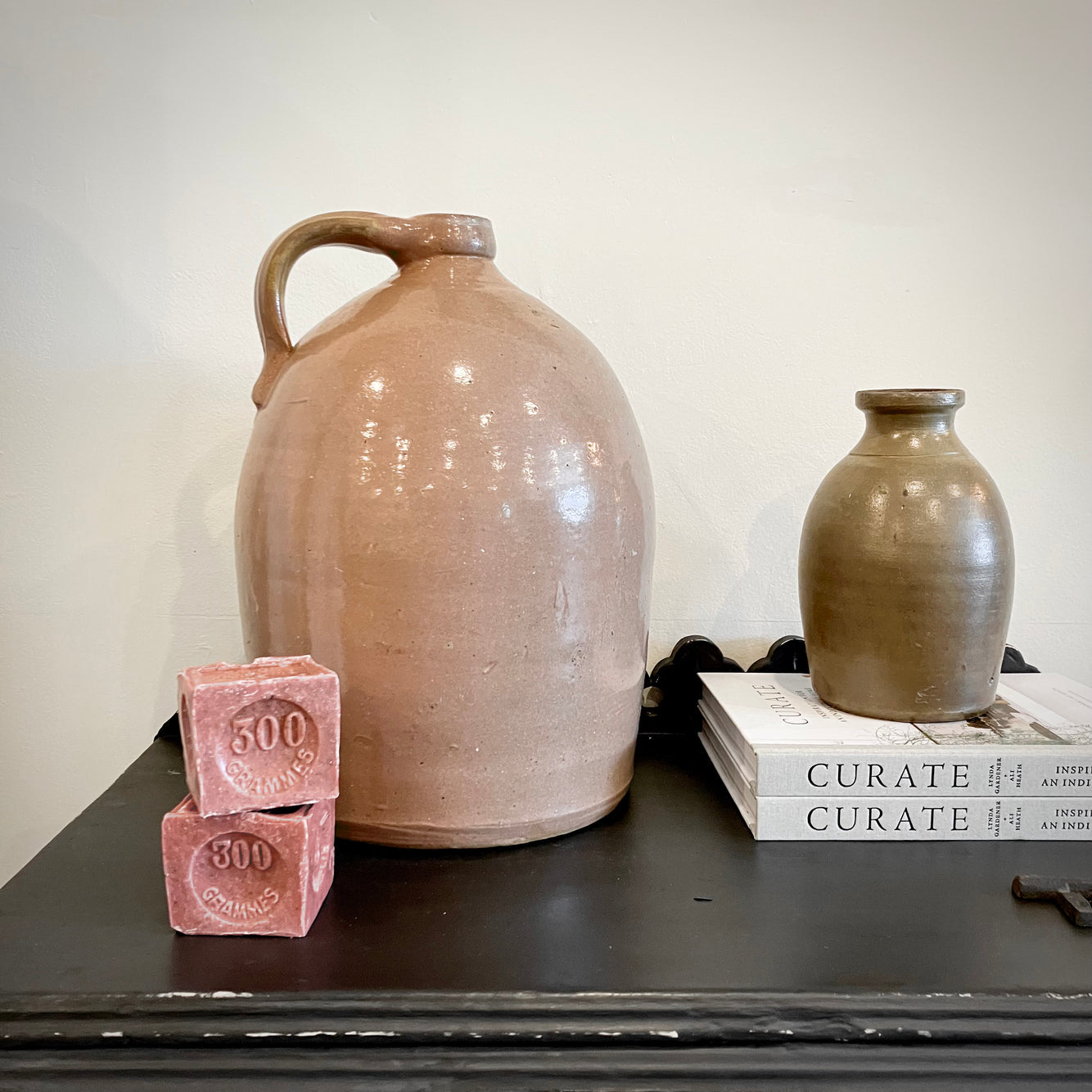 Rose Antique Salt Glazed Stoneware Jug