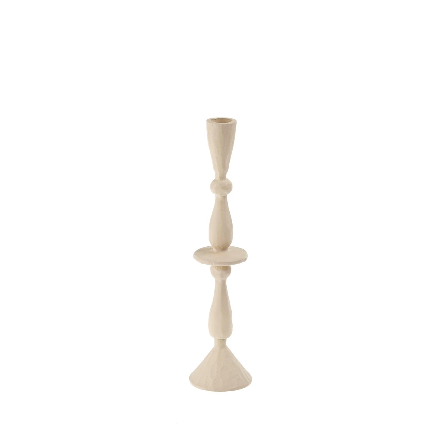 Ivory Sculptural Candle Holder