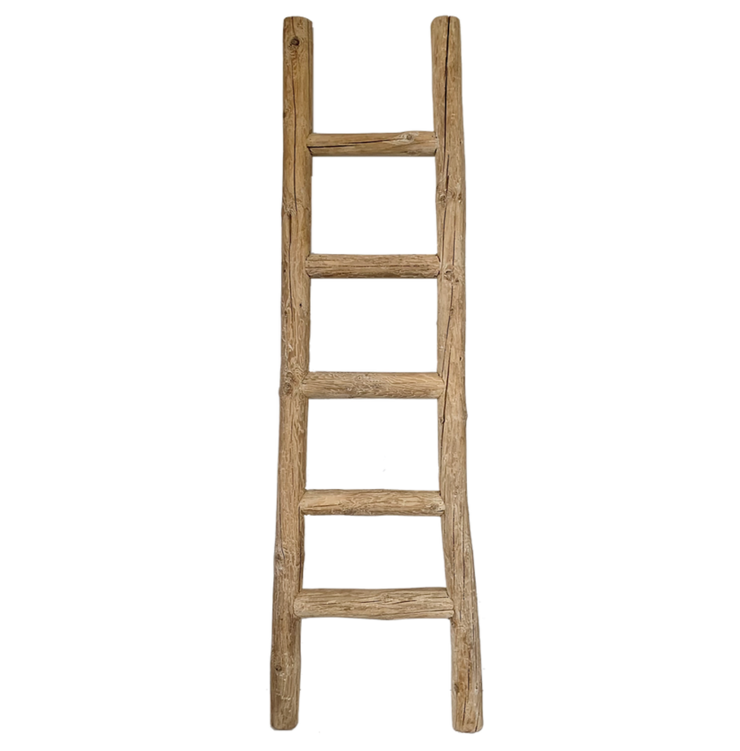 Handcrafted Reclaimed Elmwood Ladder