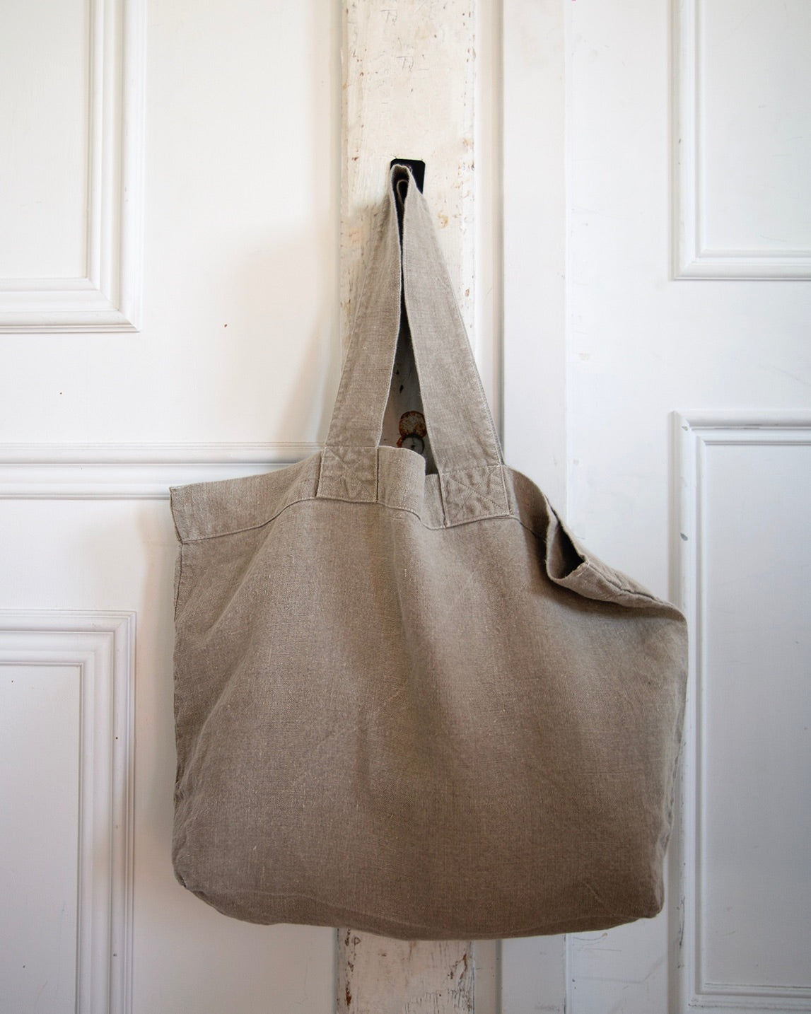 French Made Large Linen Tote (3 Colours)