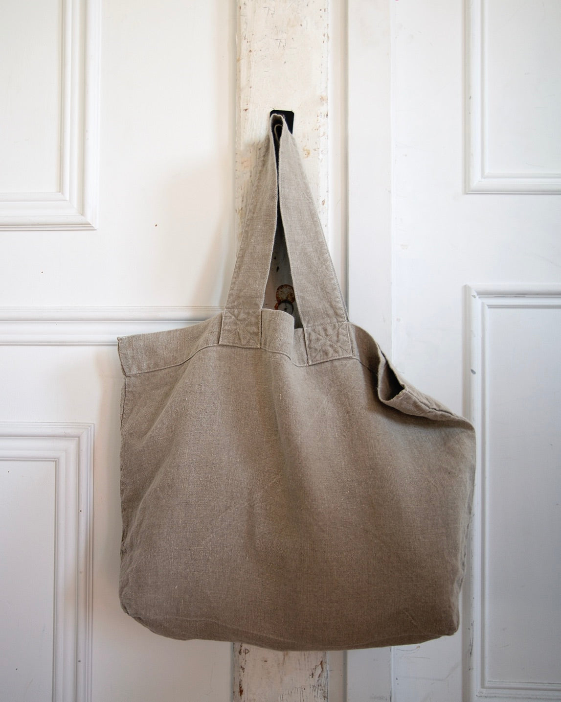 French Made Large Linen Tote