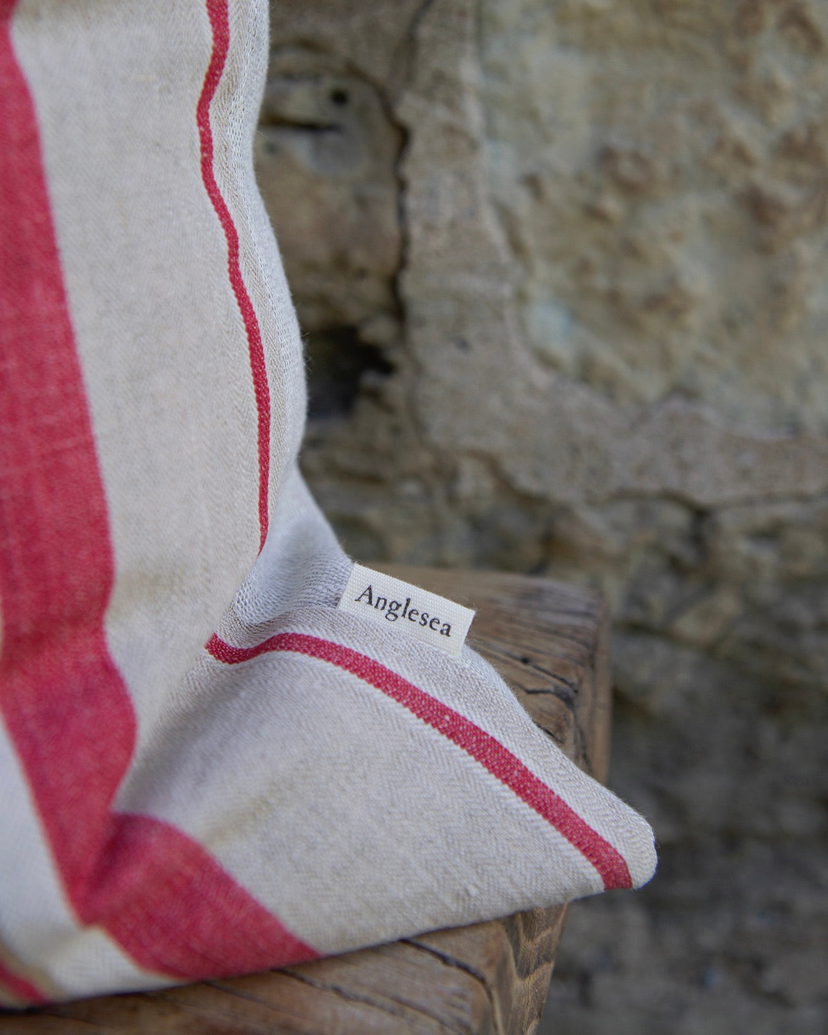 Antique French Ticking Stripe Pillow