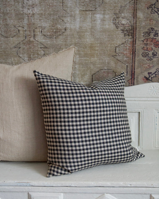 Linen Gingham Pillow