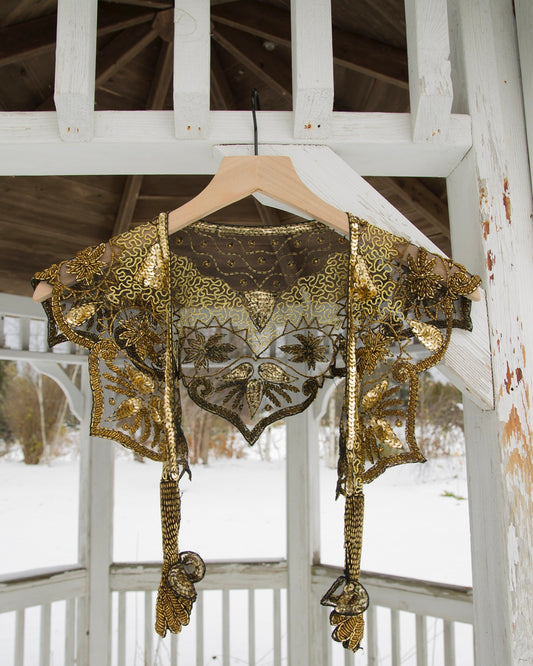 Vintage 1920s Beaded Capelet